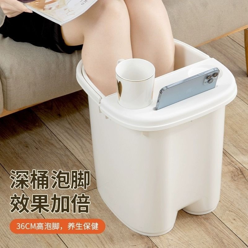 泡脚桶过小腿家用中药养生洗脚桶泡脚足浴桶高深桶新款洗脚盆加深
