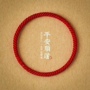 无痕玉米结红绳手链男女款手工编织素绳手绳本命年属马简约小红绳