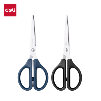 得力办公文具锋利不锈钢缝纫剪刀