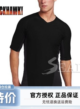 美国黑鹰BLACKHAWK 84BS03 V领短袖紧身衣打底衫 弹力T恤内衣