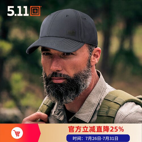 美国5.11轻量棒球帽弹力透气男女