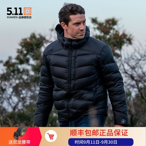 5.11羽绒服750蓬松度战术口袋