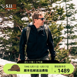 511户外旅游风衣轻量防风男外套48353 美国5.11 执勤防泼水夹克