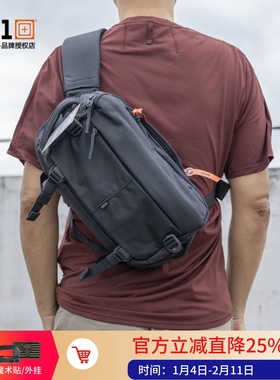 美国5.11新品战术单肩包511斜挎包 LV8 户外运动骑行左右肩 56792