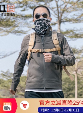 5.11新款修身版战术夹克511防水弹性软壳短款春秋保暖男外套78028