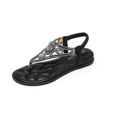 New Large Flat Sandals, Bohemian Women's Shoes, Summer Flat