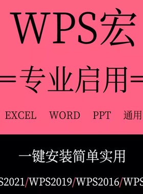 wps启用宏插件 安装包vba包宏激活文件专业办公宏禁用宏灰色EXCEL