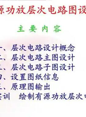 protel dxp 2004视频教程电子电路板设计零基础学习视频教学