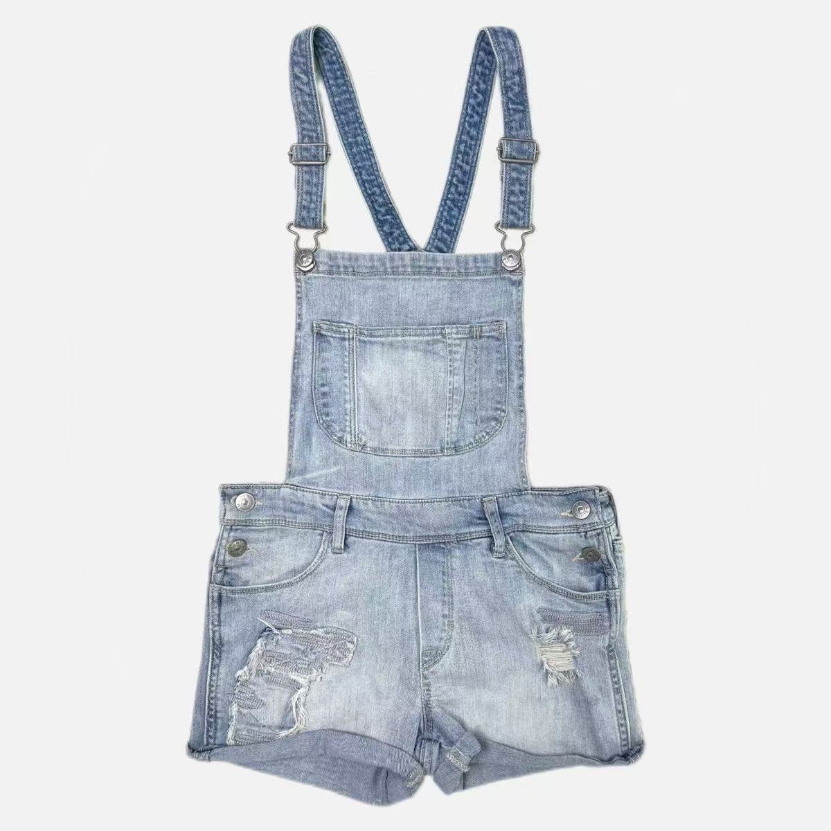 背带短裤夏季爆款薄款短裤