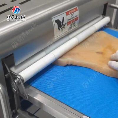 大型商用肉丁机全自动冻皮切块机 数牛羊猪FGP切肉肉皮卷控切丁机