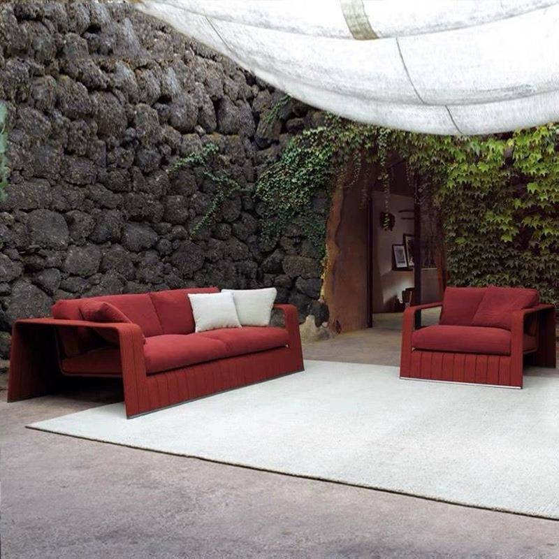 北欧户522外发庭院民宿别墅藤椅发户外家沙具组沙合阳休闲台藤编