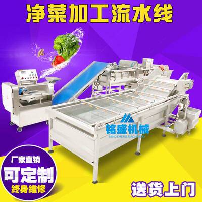 商用紫茄清洗风干线 不锈钢干茄OFN清洗风机茭瓜清瓜洗清洗 风干