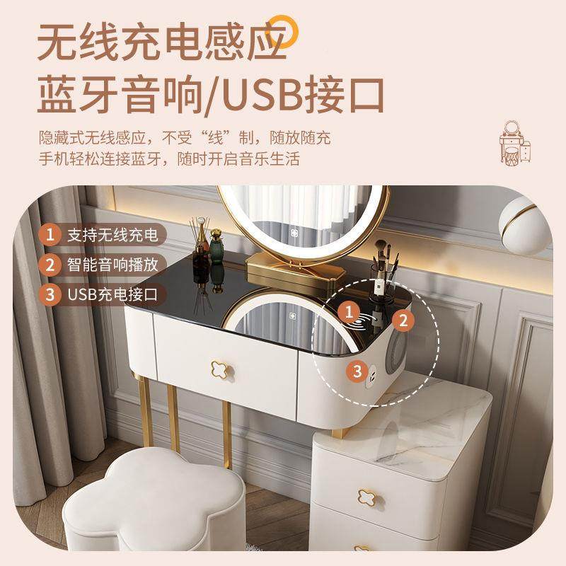 现简约梳妆台智能充无线小户型XXL北欧卧室代迷你化妆台收纳一电,住宅家具,梳妆台/桌,淘宝优惠券,粉丝福利购,淘宝优惠卷
