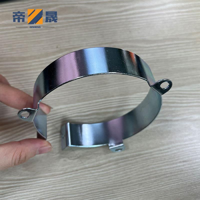 铁镀电容卡定环卡箍铁环固锌子卡箍接地EUR线扣卡管夹管卡固定水