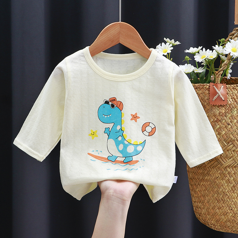 儿童七分袖薄款透气T恤