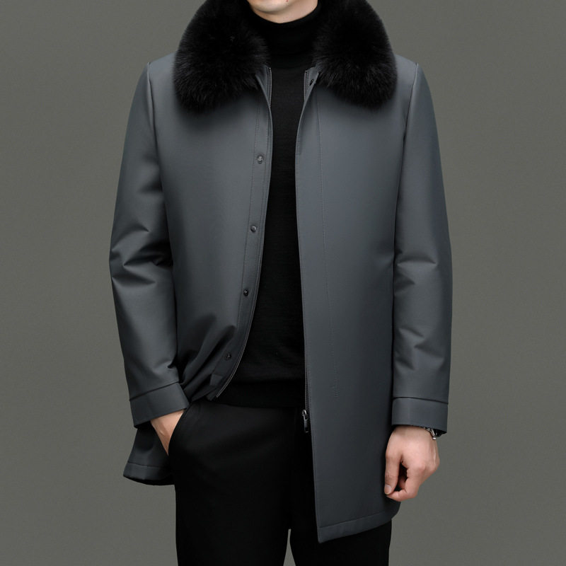 恒源祥男士夹克秋冬季新款翻领爸爸上装商务休闲版中老年男风衣外,男装,皮草,淘宝优惠券,粉丝福利购,淘宝优惠卷