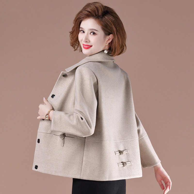 恒源祥妈妈秋装毛呢外套小个子中年短款时尚中老年女春秋洋气上衣,女装/女士精品,毛呢外套,淘宝优惠券,粉丝福利购,淘宝优惠卷