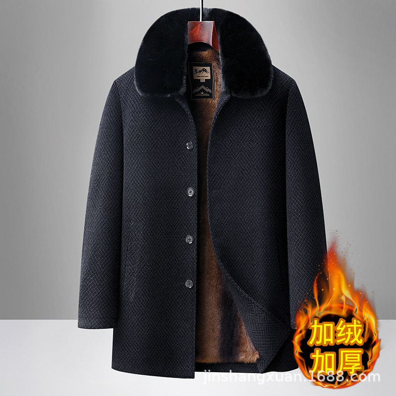 恒源祥男士大衣爸爸冬装外套加绒加厚保暖棉服中老年棉衣男爷爷棉,男装,毛呢大衣,淘宝优惠券,粉丝福利购,淘宝优惠卷