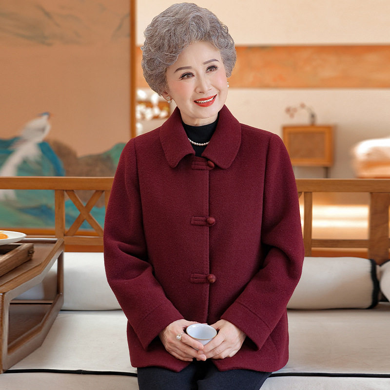 恒源祥老年女装冬季奶奶装毛呢外套加厚老人衣服中老年妈妈冬装貂,男装,毛呢大衣,淘宝优惠券,粉丝福利购,淘宝优惠卷