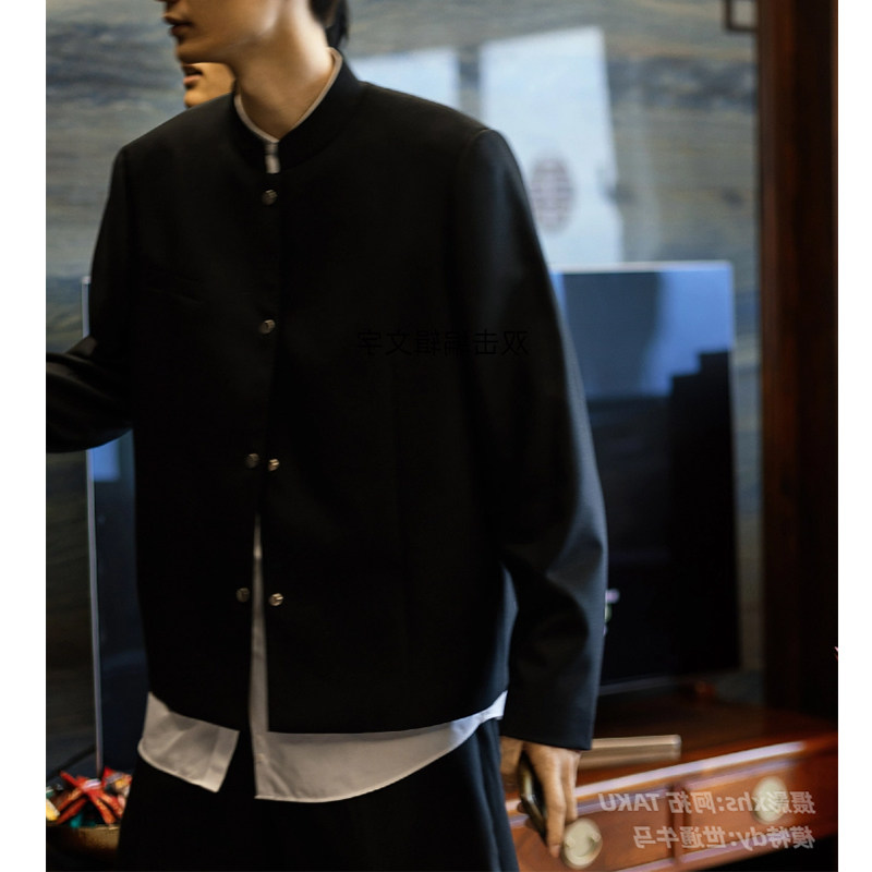 新中式男装订婚高级感痞帅唐装礼服夹克外套西服休闲宽松日常可穿,男装,休闲西服,淘宝优惠券,粉丝福利购,淘宝优惠卷
