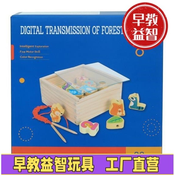 串珠儿童玩具蒙氏早教0益智两宝宝3岁穿珠子穿线绳大颗粒积木1一2,玩具/童车/益智/积木/模型,早教教具/早教套装,淘宝优惠券,粉丝福利购,淘宝优惠卷