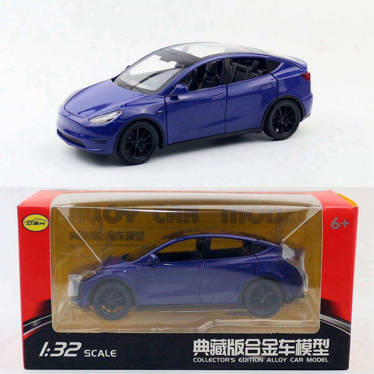 新款 众源兴合金模型玩具车1:32特斯拉Model Y新能源轿车开门声光,模玩/动漫/周边/娃圈三坑/桌游,火车/摩托/汽车模型,淘宝优惠券,粉丝福利购,淘宝优惠卷