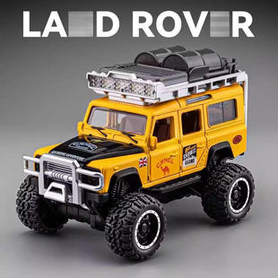 新款路卫士越野车虎骆驼杯大轮吉普车合金车模型男孩小汽车玩具车