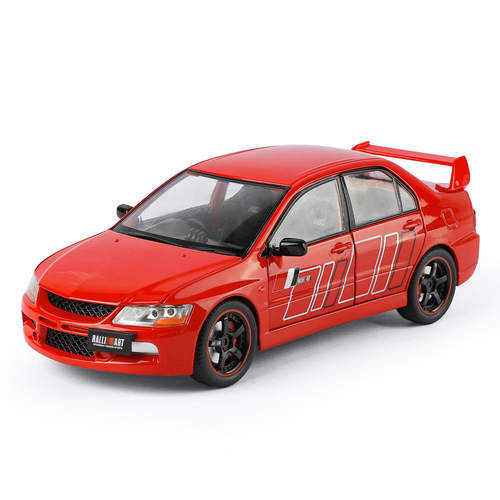 新款 1:24EVO9拉花版合金车模灯光音效儿童早教认知玩具卧室摆件