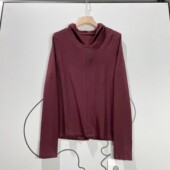 连帽卫女士连帽上衣Q230224 新款 潇潇 长56