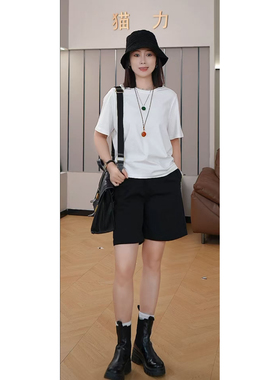 【潇潇~春夏秋可穿~高温预缩水~可机洗】长45 短裤WK691