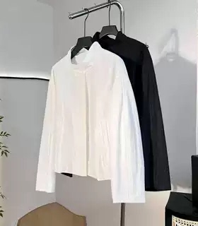 潇潇丨无重量纯棉风衣丨可机洗  长53 新款上衣WS633