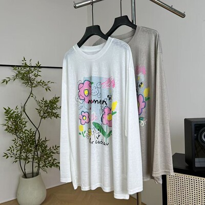 【潇潇&五一福利&套袋机洗】长72.5 春夏新款T恤3196