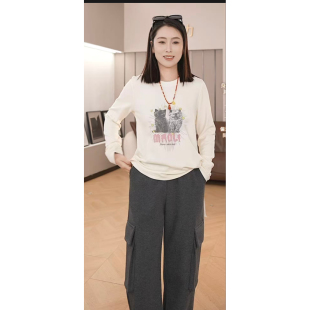 长59 潇潇 可机洗无静电 不厚不薄刚刚好 WS25741 双子猫羊脂玉