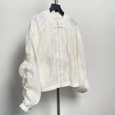 2024新款宽松提花外套86