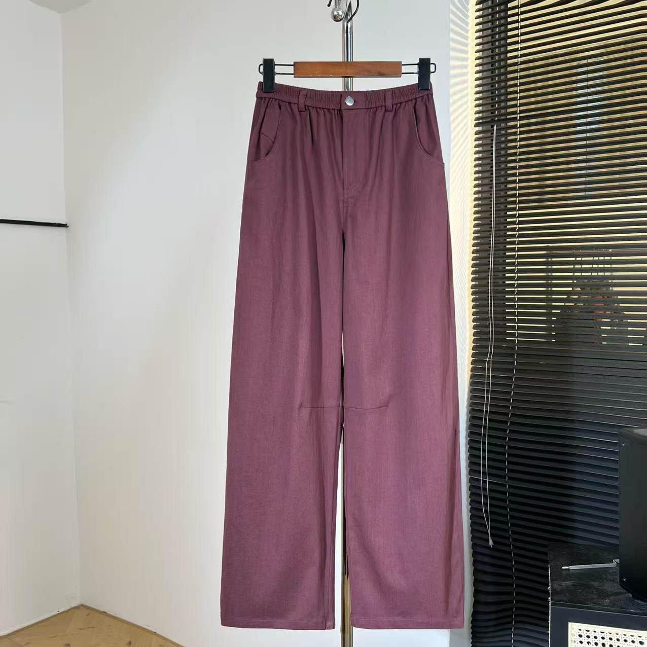 【潇潇~可机洗】长99 秋新款女裤Q26004