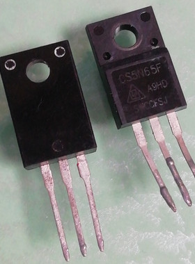 华晶MOS管 CS5N65FA9R 5A 650V TO-220F塑封 2.8mΩ内阻 拆机