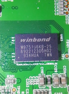 W9751G6KB-25 SDRAM-DDR2内存512MB闪存颗粒存储器芯片贴片带板