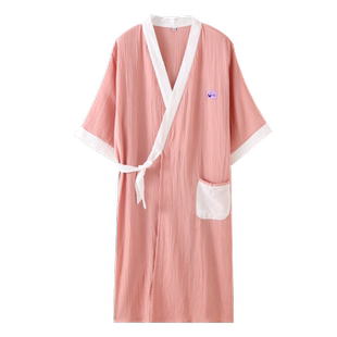 纱布浴巾男女款成大人浴袍可穿式全棉高级家用游泳速干纯棉不掉毛