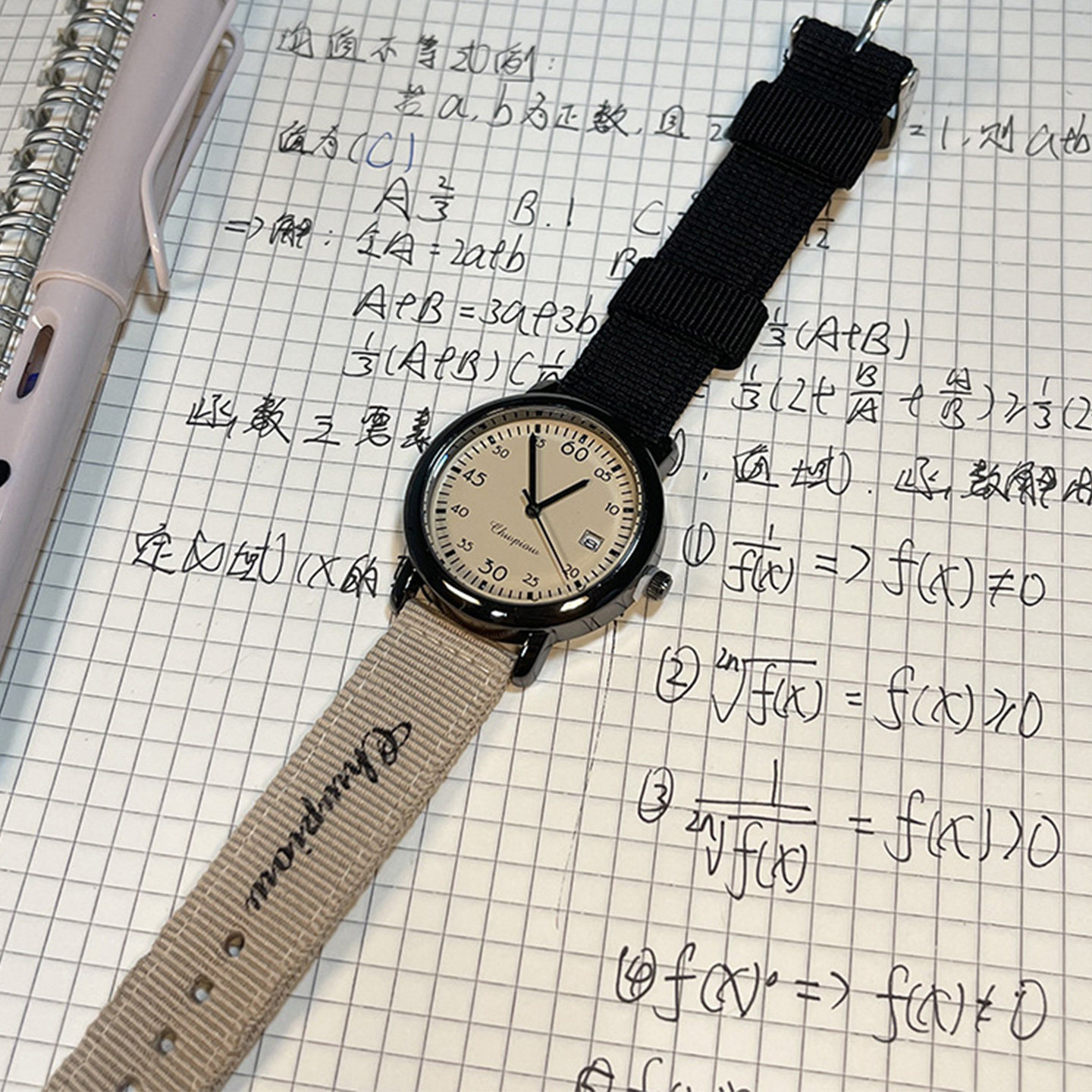 青少年手表男款学生初中生高中生2025新款只看时间考试专用石英表