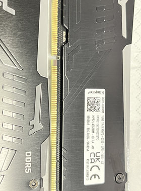 野兽灯条内存金士顿ddr5台式机