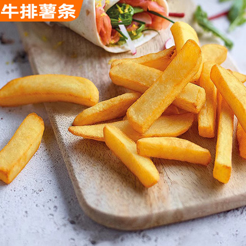 雪川牛排薯条半成品冷冻商用