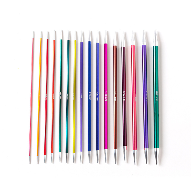 印度Knitpro  ZING20厘米短棒针手工DIY织玩偶袜子铝棒针