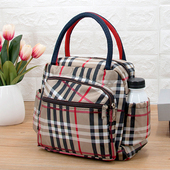 防水大容量多隔层妈妈上班帆布拎包2024新款 女士牛津布手提袋中年