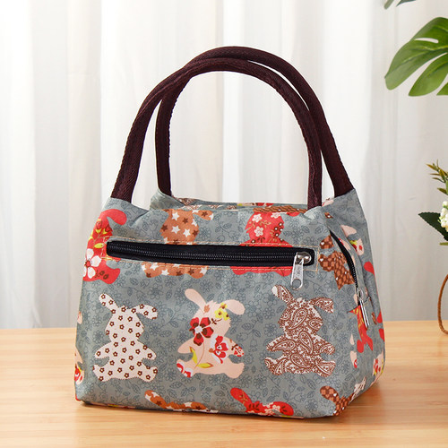 上班防水牛津布手拎包便当包