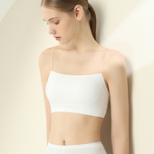 抹胸细肩带内衣女夏季 冰丝美背打底吊带胸垫防走光小背心内搭裹胸