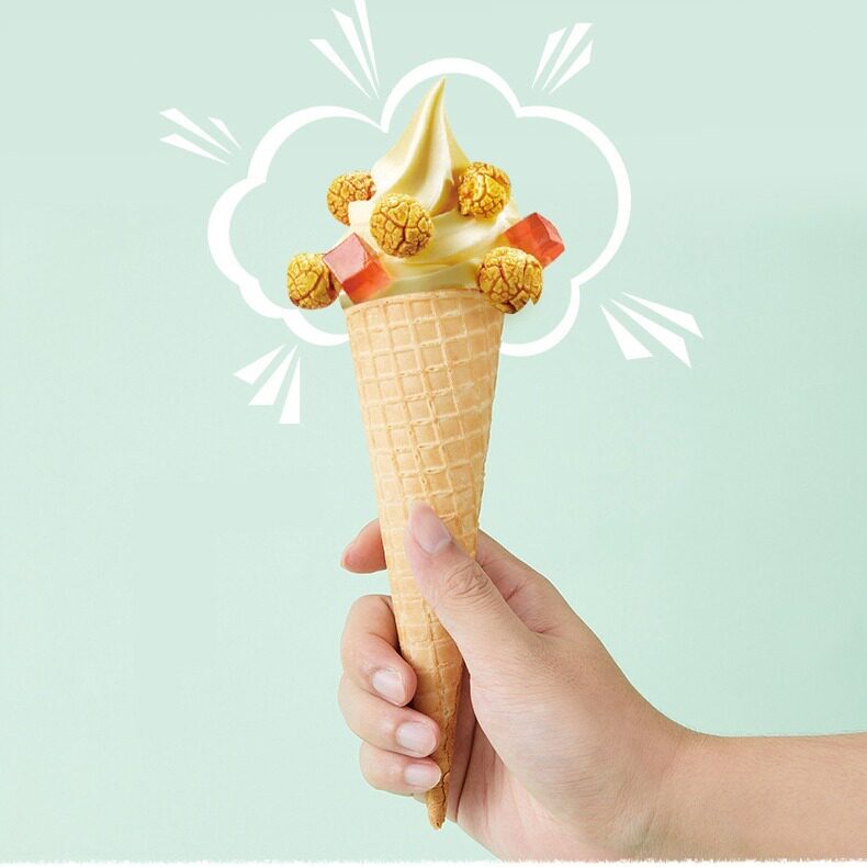 商用摩天脆筒加长冰激凌甜筒脆皮华夫脆脆筒冰淇淋蛋筒脆皮300支