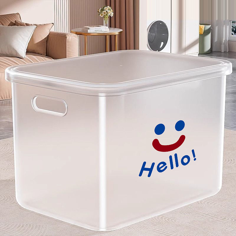 收纳箱玩具零食整理筐衣柜客厅家用桌面杂物储物盒塑料置物箱子