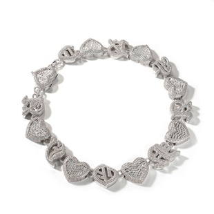 【thomeboydontkill】同款项链说唱嘻哈爱心百搭实心项链