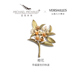 MichaelMichaud橙花胸针凡尔赛宫授权设计感珍珠胸花马年新年礼物