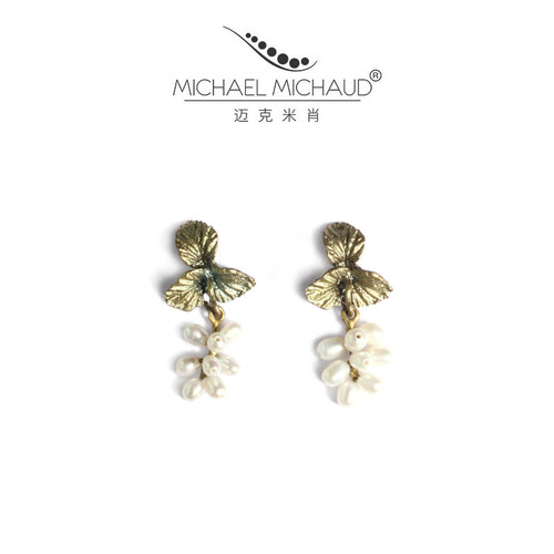 小众冷淡风超仙森系珍珠耳钉
